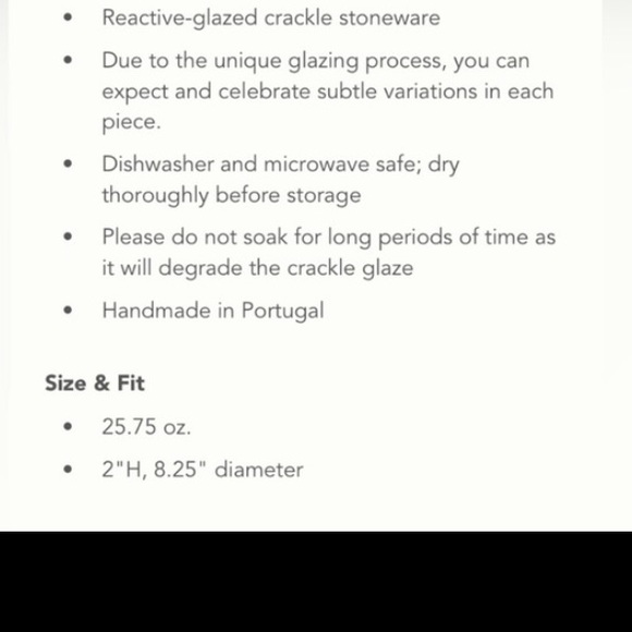 Anthropologie Old Havana Pasta Bowls Set of 2 NWT - Picture 6 of 9